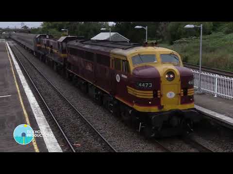 Diesel Locomotives 4473, 4716 & 4702 - Vintage Rail Journeys - Golden West Rail Tour - March 2023