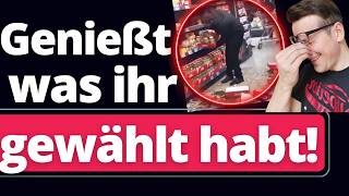 Eilmeldung: Supermarkt Fachkraft für Warenverräumung fleißig bei der "Arbeit"!