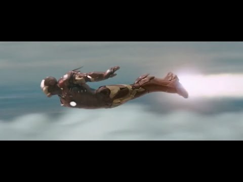 French Cinema - Iron Man (2008) - Cult Scene No. 6 # Demonstration with two F-22 Raptors
