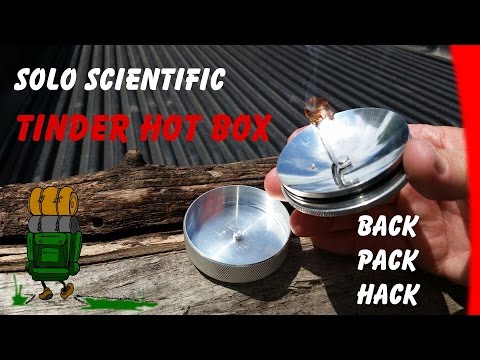 Solo Scientific Tinder Hot Box Review & Use