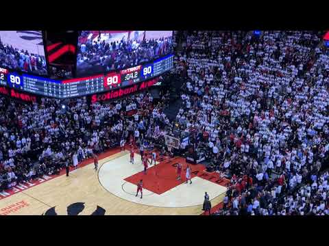 Kawhi Leonard THE SHOT Raptors game 7 final winning shot live