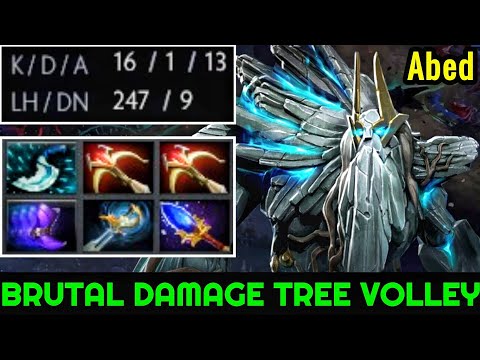Abed [Tiny] Brutal Damage Tree Volley 2X Daedalus Build 7.22 Dota 2