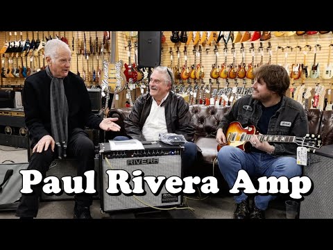 Paul Rivera and his Rivera Stage IV Amp