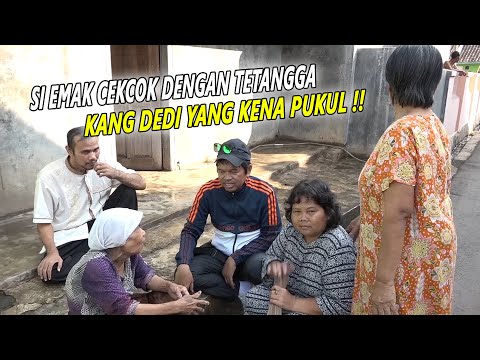 WADUH !! KANG DEDI MULYADI DIPUKULI SI EMAK PENJUAL TOGE PAKAI EMBER - SI EMAK RIBUT DENGAN TETANGGA