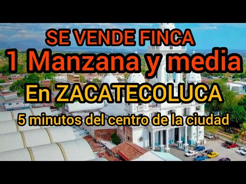 FINCA EN VENTA | 1 MANZANA Y MEDIA | ZACATECOLUCA | la Paz | EL Salvador | 131k