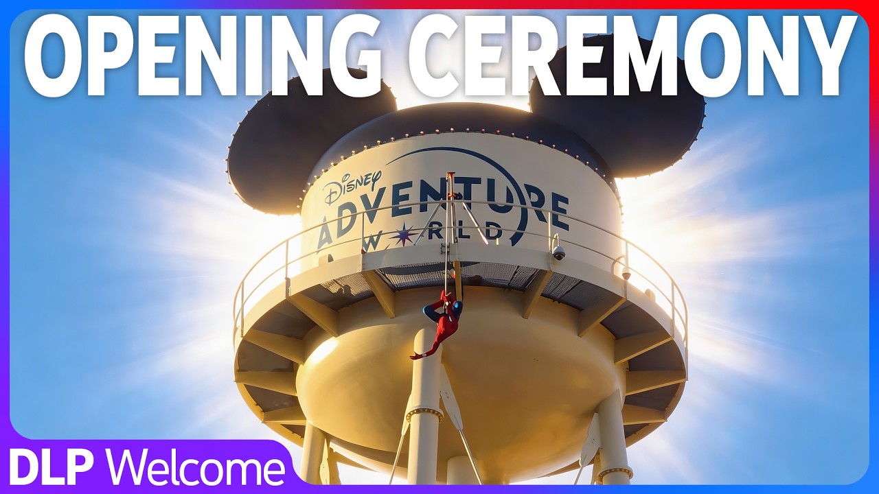 Opening Ceremony of Disney Adventure World [4K POV] Disneyland Paris