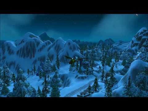 World Of Warcraft Flying from Booty Bay to Ironforge With Sound Track