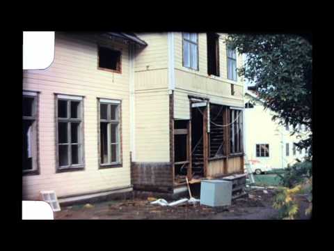 Rivning Tornedalens folkhögskola 1962
