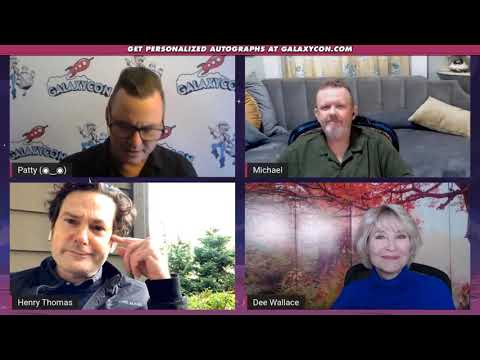 Cast of ET The Extraterrestrial reunion virtual con Sat 2-20-21