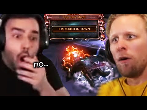 His IMMORTAL build suddenly died to this UBER - Sanctum RIP #2