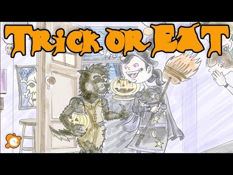 Scary Halloween Story for Kids 2  - Trick or EAT! by ELF Learning