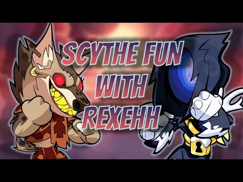 Having some scythe fun with rexehh (I made him rage)