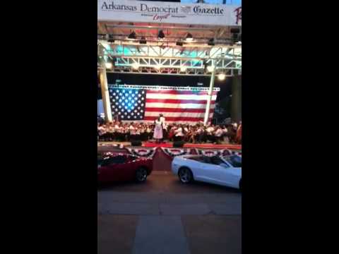 Delya Russell National Anthem with The Arkansas Symphony