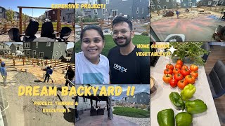 Our dream Backyard | Expensive project, getting everything done from scratch
