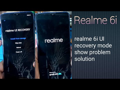 Realme 6i realme UI recovery mode on display,auto restart mode problem solution