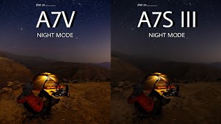 Sony A7V VS Sony A7S III | NIGHT MODE | Camera Test 
