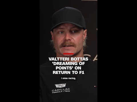 Valterri Bottas 'dreaming of points' with Cadillac