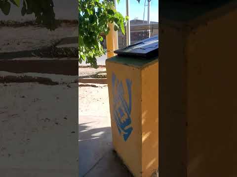 En esta plaza de Caucete estan los 19 departamentos de la Provincia de San Juan