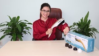 Máy massage cầm tay cán dài 5 đầu Puli PL-610B - Điện tử