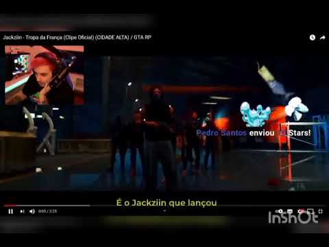 GABE REAGINDO A MUSICA DO JACKZIIN "TROPA DA FRANÇA"!!🇲🇫🇲🇫