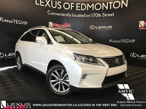 Used White 2015 Lexus RX 350 Sportdesign Edition In Depth Review Calgary Alberta