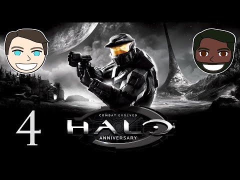 Let's Play Halo: Combat Evolved Anniversary Co-op Campaign Blind Part 4 - Regroup and Conquer