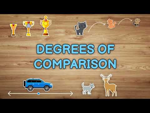 Degrees of comparison in English