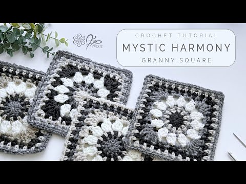 Crochet Inspiration: Mystic Harmony Square, One Pattern, Endless Options
