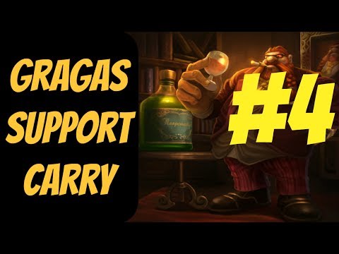 How to Carry as Gragas #4 -- Only Support to Diamond Series -- League of Legends