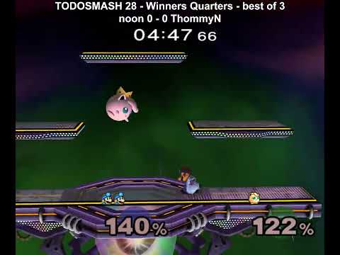 TODOSMASH 28 - noon (Dr. Mario) vs ThommyN (Jigglypuff) - Winners Quarters