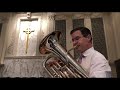 The Lord's Prayer by Albert Hay Malotte performed by Adam Frey, euphonium