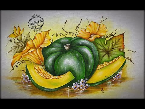 Pintando Abóbora Cabotiá - DIY Painting Cabotiá Pumpkin