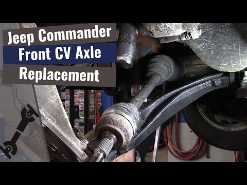 Jeep Commander: Front CV Axle Replacement