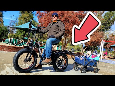 Attaching the Wagon to E-bike Nakto Folding OX