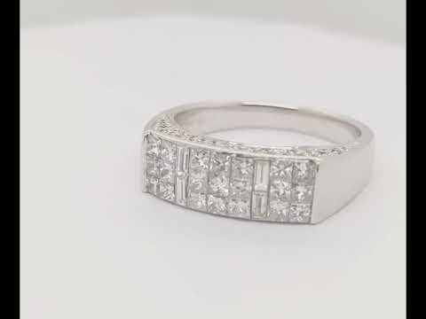 18ct white gold diamond ring