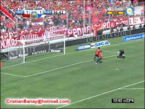 Independiente 4 Racing 1 Clausura 2012 Los goles (Relato Mariano Closs)