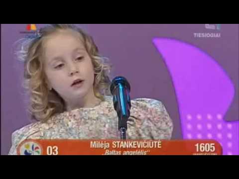 Milėja Stankevičiūtė "Baltas angelėlis" | Kauno 75-asis lopšelis  darželis