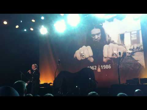 Ray Burton Night one Metallica 30th Anniversary Long Live Cliff