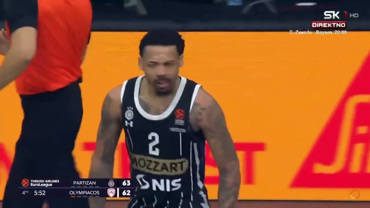 CARLIK JONES(BORN:1997)EUROLEAGUE HIGHLIGHTS OF 4WIN GAMES(ROUND:11-12-13-14).TEAM:PARTIZAN BELGRADE