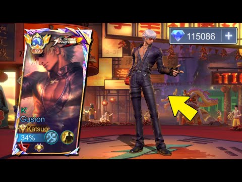 GUSION K' KING OF FIGHTER SKIN IS FINALLY BACK! 😱 | DIAMOND SPENT REVEAL (BEST KOF SKIN EVER) - MLBB