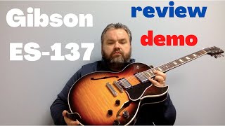 Video thumbnail for Gibson ES-137 Guitar Review Demo by Florentin Tise Plus