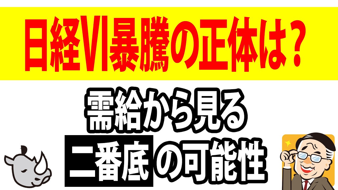日経平均の異常なボラはまだまだ続くのか？／OP売坊さん 【オプション倶楽部TV】＜異常値分析＞