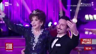 Backstage prove di Gina Lollobrigida a Ballando con le stelle - Storie italiane 21/05/2018