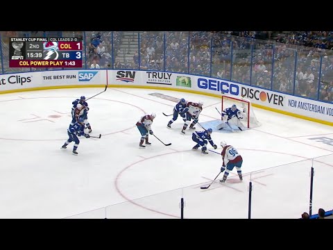 2022 Stanley Cup Final. Avalanche vs Lightning. Game 3 highlights