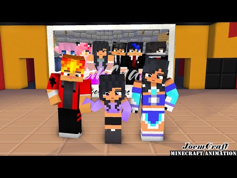 ADOPTED BY FIRE & ICE FAMILY | GANGNAM STYLE  | DUNDUN DANCE | CHICKEN WINGS - Minecraft Animation