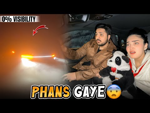 ANAVIYA K SATH FOG MAI PHANS GAYE 😱 | Sari Raat Bahir Rukna Para 😨 | Walima Ka Dress Ly Lea 😍