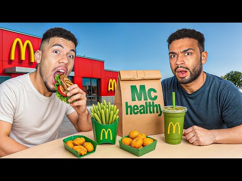 NUR GESUNDES FAST FOOD ESSEN FÜR 24 STUNDEN