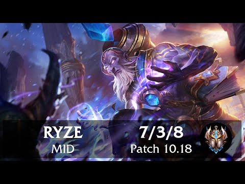 Ryze Mid vs Orianna | Pinoy Challenger Replay Patch 10.18