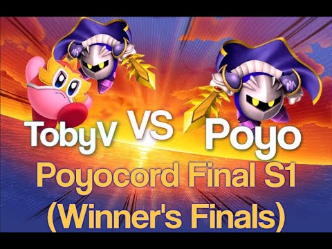 Tobyv (Wrestler/Meta Knight) vs Poyo (Meta Knight) - Kirby Fighters 2 - Poyocord Finale Season 1