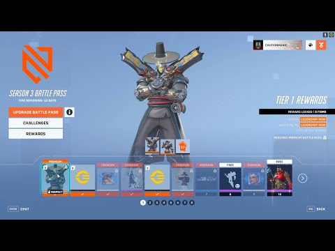 OVERWATCH 2 SEASON 3 COMPLETE BATTLEPASS REVIEW AND KIRIKO AMATERASU MYTHIC !!!